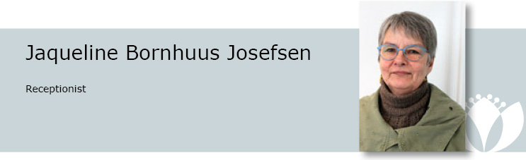 Jaqueline Bornhuus Josefsen, Receptionist