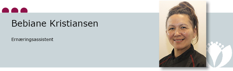 Bebiane Kristiansen, Ernæringsassistent