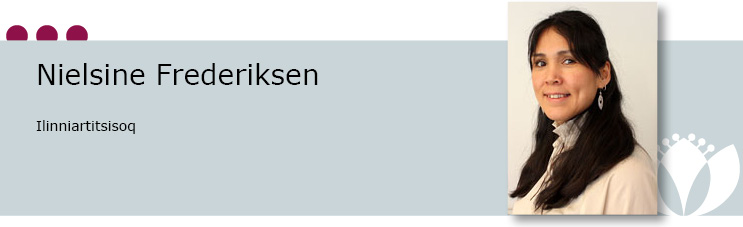 Nielsine Frederiksen, Ilinniartitsisoq